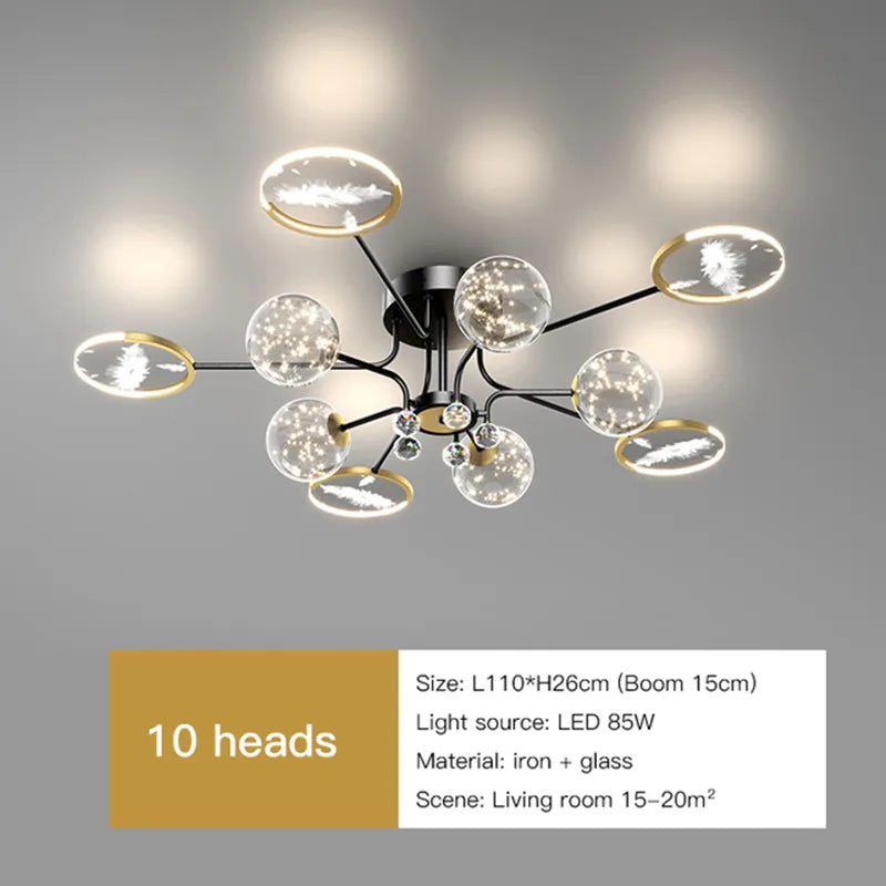 Plafonnier LED Smart avec télécommande