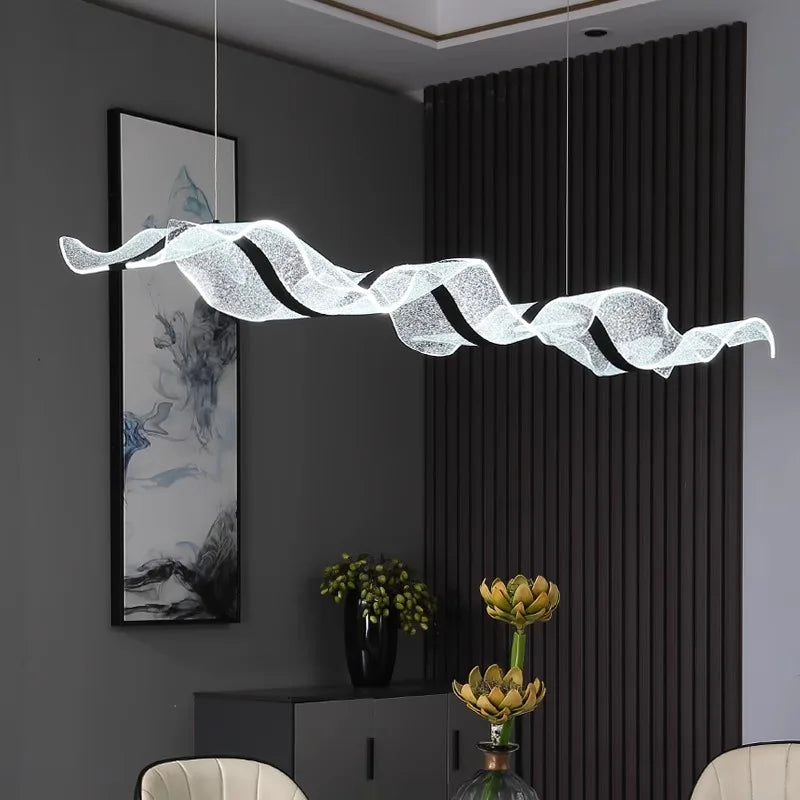 Lustre LED design moderne premium pour une décoration intérieure sophistiquée