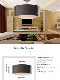 Plafonnier LED Artisanat Chinois Simplifié