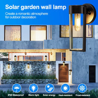 Applique murale LED solaire pour jardin et extérieur