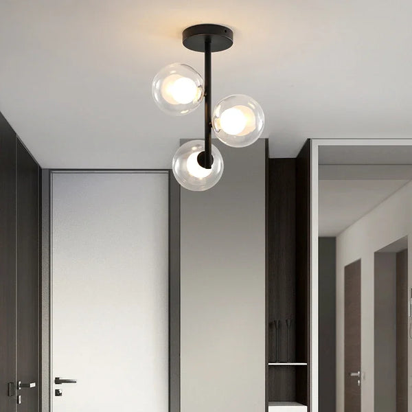 Lustre en verre pour éclairage de maison et de bar
