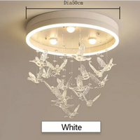 Lustre LED en Cristal Créatif - Chaleur Romantique Moderne