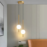 Suspension LED Or et Globe