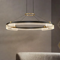 Lustre LED Nordic Zen pour Salon de Thé - Style Moderne Minimaliste