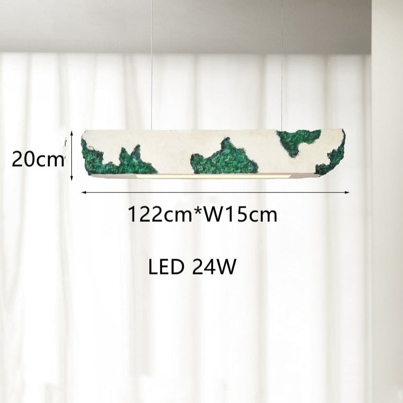Lustre moderne rectangulaire - Couleur Hazel