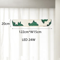 Lustre moderne rectangulaire - Couleur Hazel