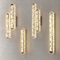 Applique Murale LED Moderne en Cristal Rectangulaire Nordique - Luminance Nordica