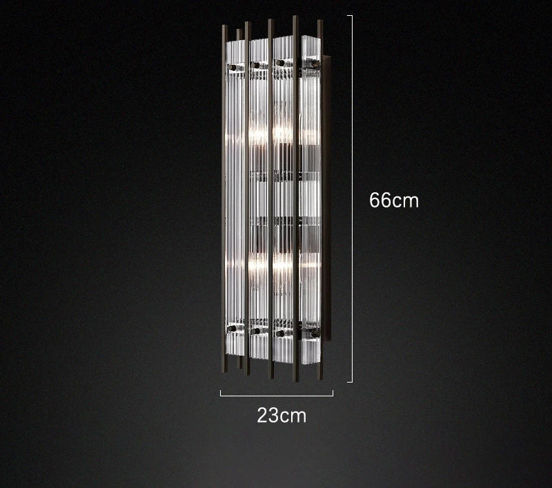 Lustre de luxe en cristal Double Anneau Doré LED Suspendu