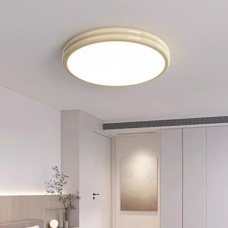 Plafonnier rond minimaliste LED pour éclairage intérieur