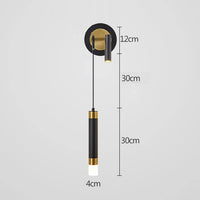 Applique murale LED double tête pour décor maison