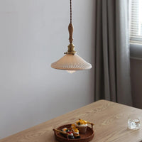 Suspension LED Cuivre et Bois : Décoration Intérieure Moderne