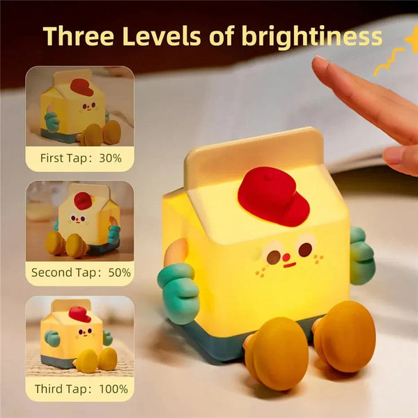 Veilleuse LED Citr'Light - Citrouille Mignonne en Silicone Rechargeable USB