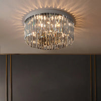 Lustre en Cristal LED de Luxe pour Décoration Intérieure Prestigieuse