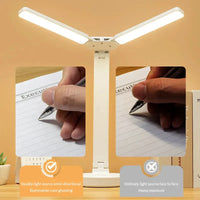 Lampe de Bureau LED Tactile 3 Niveaux - Veilleuse USB Rechargeable