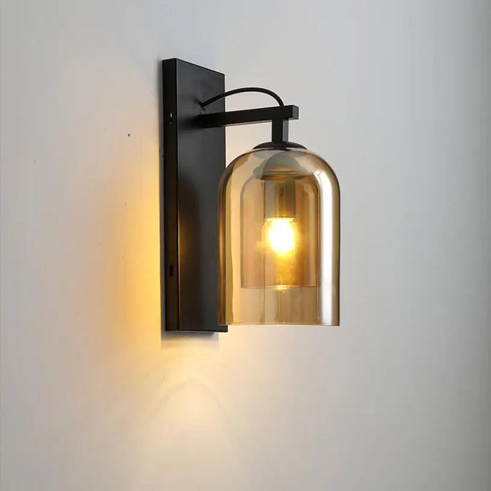 Applique murale loft en verre créatif pour un décor élégant