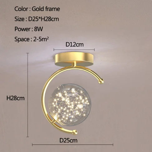 Lustre LED Nordique Intérieur - Décor et Éclairage Trendy