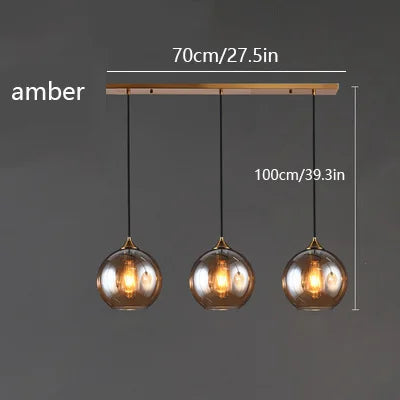 Suspension LED au design nordique contemporain