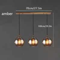 Suspension LED au design nordique contemporain