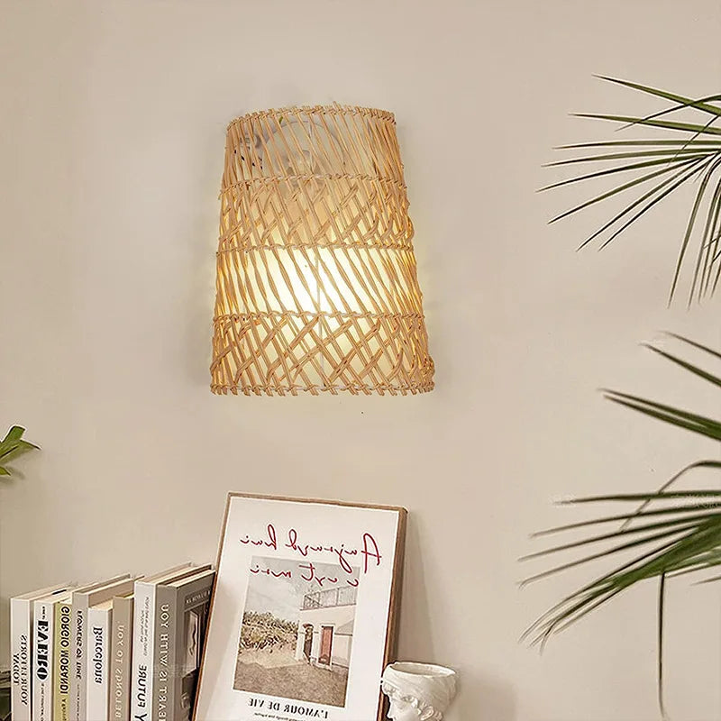 Applique murale en rotin de Style chinois - Collection Exotique