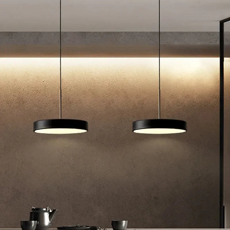 Suspension LED nordique multicolore "Disque Paradise"