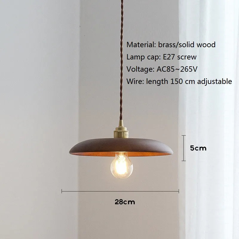Suspension LED Moderne en Bois Nordique Loft Collection Prestige