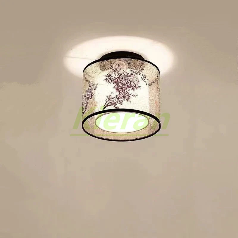 Plafonnier LED Moderne Lotus Oiseau pour Hôtel KTV