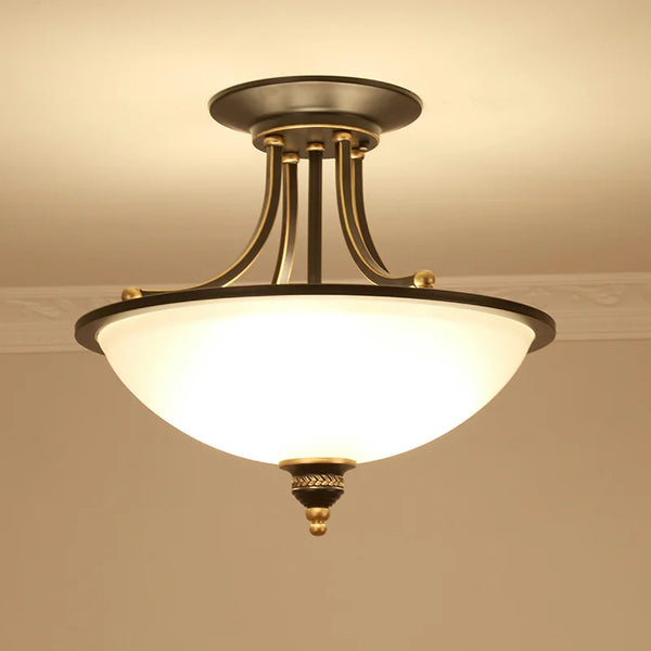 Plafonnier rétro européen vintage, style américain pour une décoration maison authentique.
