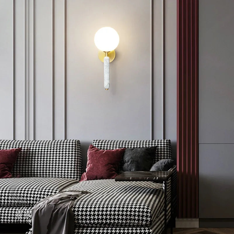 Applique murale LED en marbre pour chambre d'enfant - Lux Kids