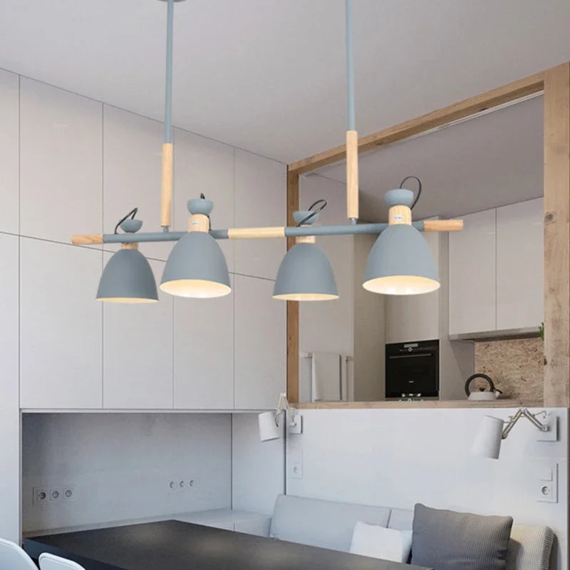 Suspension LED en Rondins Nordiques - Déco Inspirante