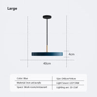 Suspension LED Nordic Style 23-40cm