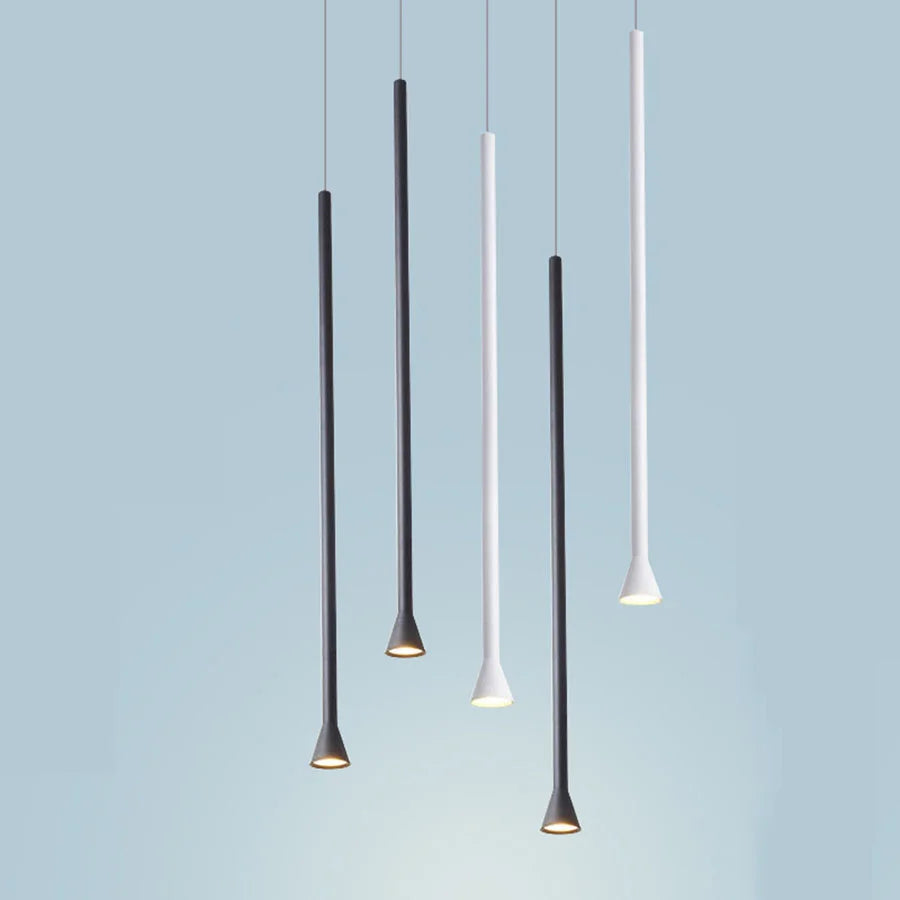 Suspension LED Art Créatif - Long Tube Lumineux