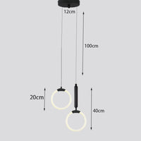 Suspension lampe Nordique Créatif LED 360° - Lumière Art Luxe