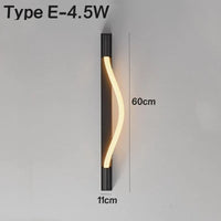 Applique murale LED Minimaluxe en Silicone et Fibre Tissée
