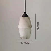 Suspension Vintage Rétro Collection Marbre LED Pour Salle à Manger
