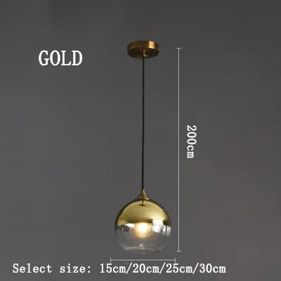 Suspension LED au design nordique contemporain