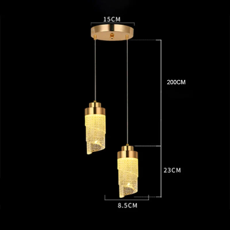 Suspension LED Nordic Light pour Décoration de Tables à Manger