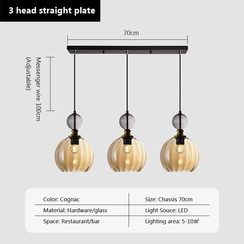 Suspension Bonbon en Verre pour une Déco Lumineuse