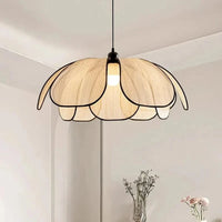 Lampe suspendue moderne en tissu pour une décoration artistique tendance