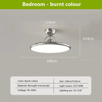 Plafonnier LED nordique en fer avec soucoupe volante - Luminaire décoratif d'intérieur