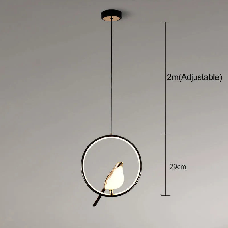 Suspension luminaire Nordique Créatif LED "Luxury Glow"