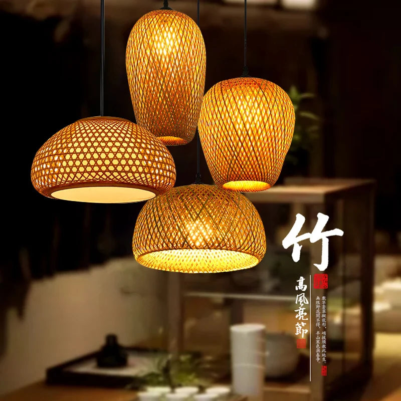 Lustre Bambou et Rotin pour une Déco Authentique
