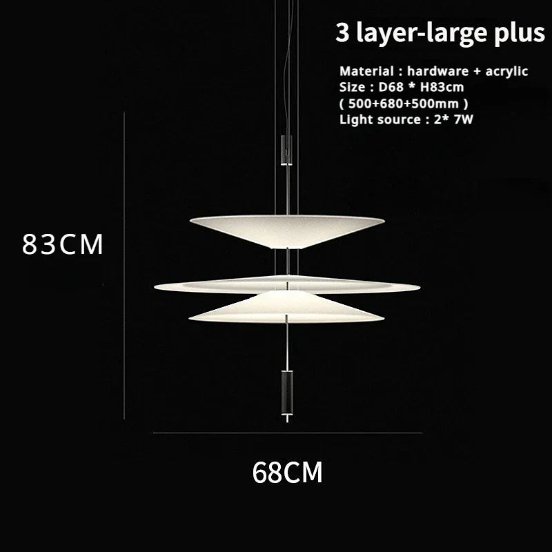 Sandyha Lustre Style Soucoupe Volante LED Moderne pour Décoration Intérieure