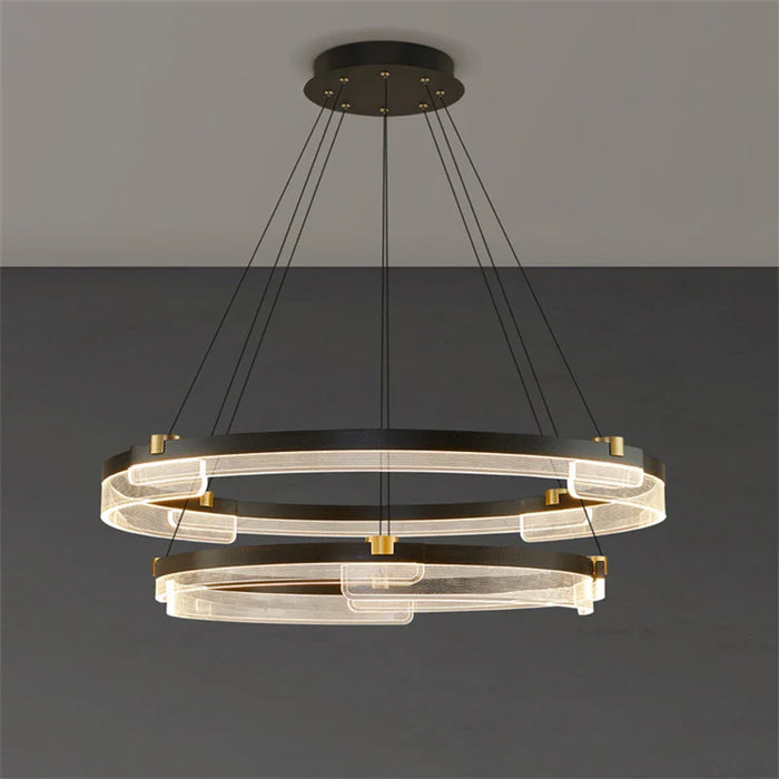 Lustre LED minimaliste moderne pour une décoration d’éclairage maison