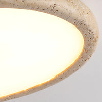 Plafonnier LED en travertin jaune de qualité supérieure