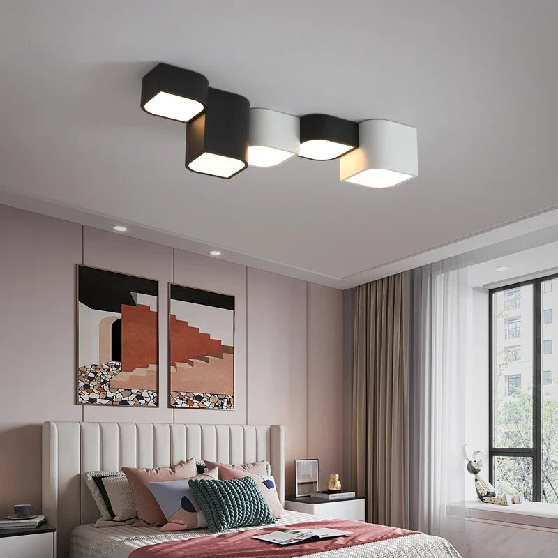 Lustre Géométrique Moderne