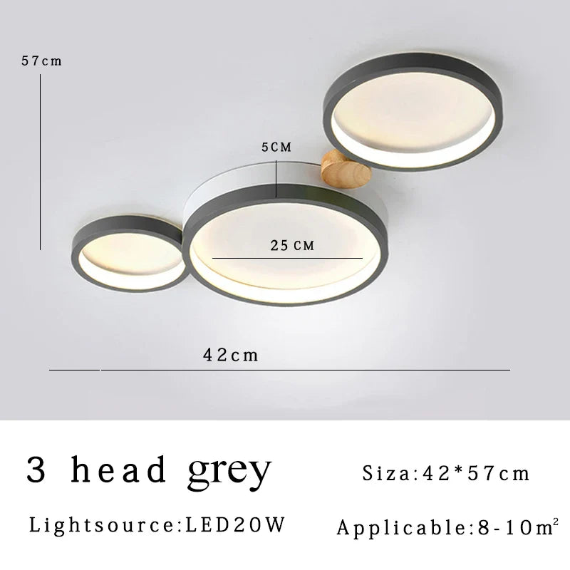 Plafonnier LED Scandinave Chic