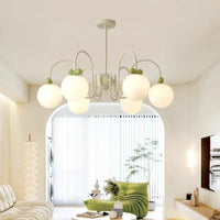 Lustre LED à la française pour une décoration intérieure.