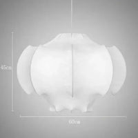 Suspension Cirrus nordique minimaliste en soie style japonais par West Elm