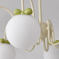 Lustre LED à la française pour une décoration intérieure.