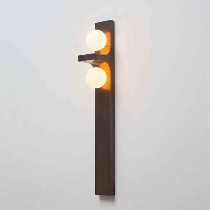 Applique Murale Moderne Boule de Verre Luminaire Créatif pour Hôtel - Collection Éclat